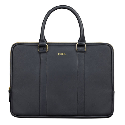 Borsa in Pelle Saffiano per MacBook Pro13/Air (2020) - Nero