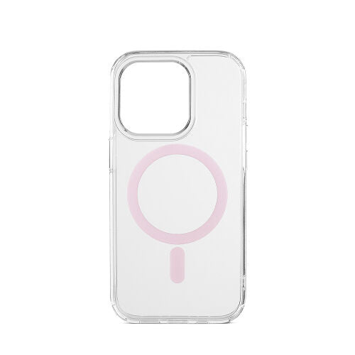 Custodia Frozen con magnete per iPhone 15 Pro - Rosa