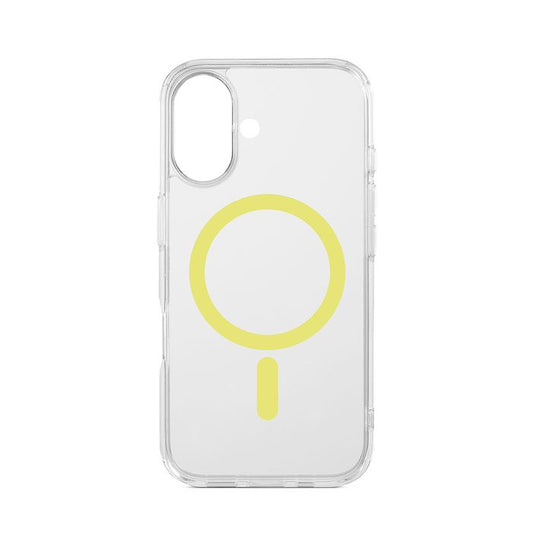 Custodia Frozen con magnete per iPhone 16 - Lime