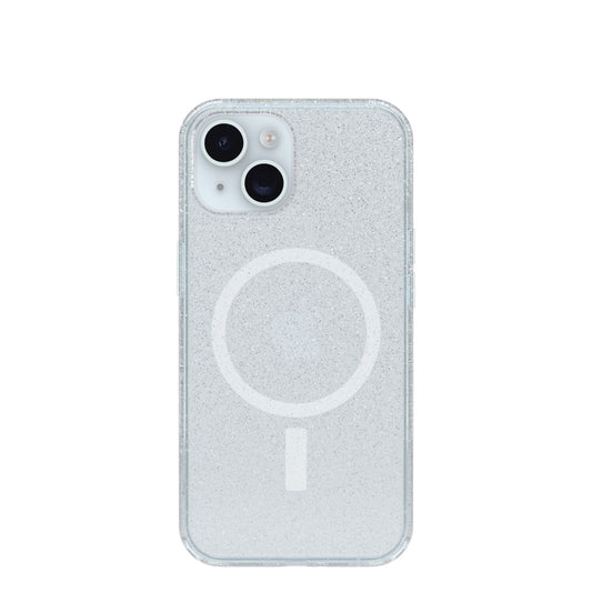 Custodia Symmetry Clear MagSafe per iPhone 16e e iPhone 15/14/13 - Glitter trasparente