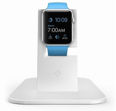 Twelve South Hirise per Apple Watch - Stand Metallico per Ricarica Wireless - Argento