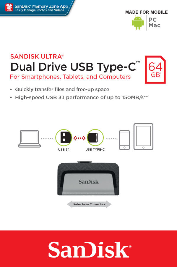 Ultra Dual Drive USB TYPE-C - 64GB