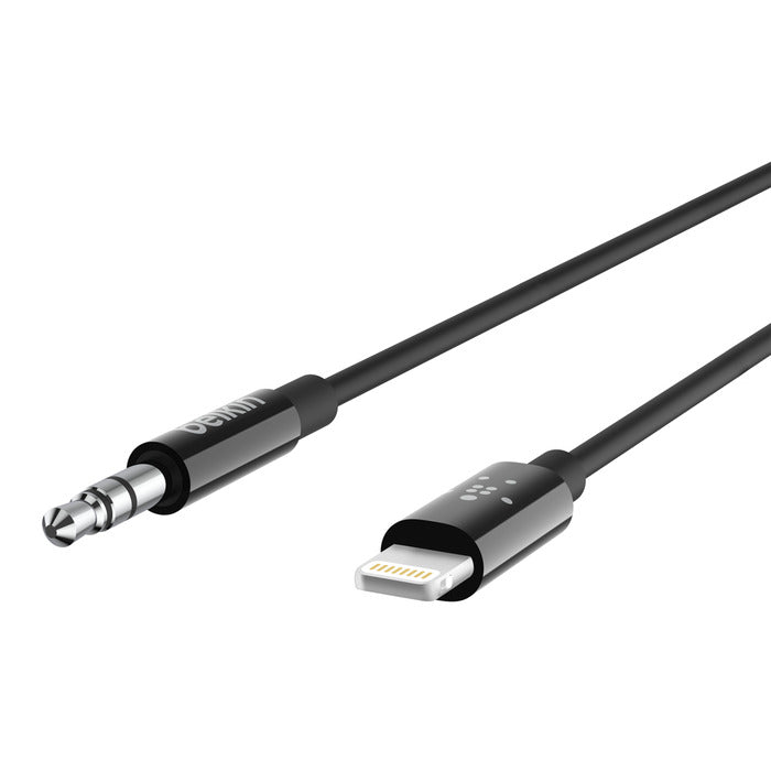 Cavo audio da 3,5 mm con connettore Lightning - 0,9 Metri - Nero