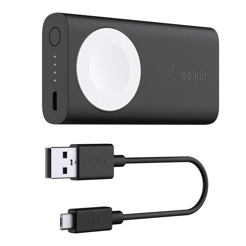 Powerbank Batteria Esterna 2200 Mah Valet Charger Per Apple Watch - Nero