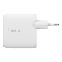 Doppio caricabatteria da parete USB-A da 24 W + cavo da Lightning a USB-A 1m - Bianco