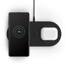 Tappetino Doppio di Ricarica Wireless - 2 x 10W - Nero