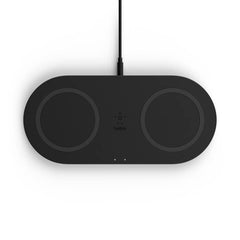 Tappetino Doppio di Ricarica Wireless - 2 x 10W - Nero
