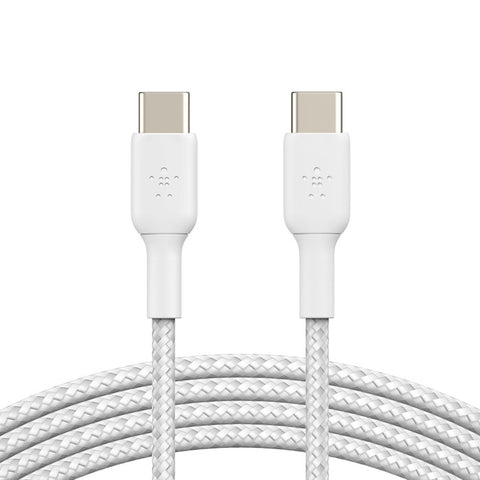 Cavo intrecciato da USB-C a USB-C 1 metro - Bianco
