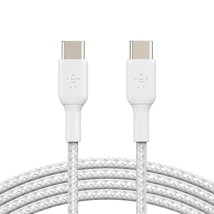 Cavo intrecciato da USB-C a USB-C 1 metro - Bianco