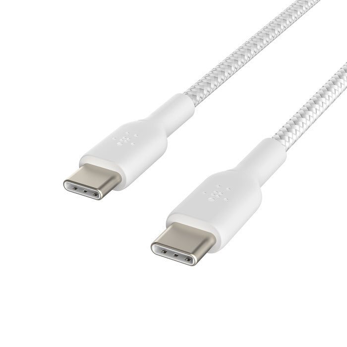 Cavo intrecciato da USB-C a USB-C 1 metro - Bianco