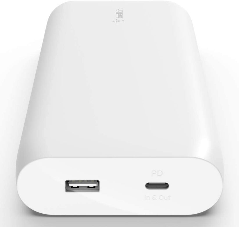 Batteria esterna USB-C Belkin PD 20K BOOST↑CHARGE™- Bianco