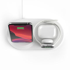 Caricabatteria wireless 3 in 1 per dispositivi Apple BOOST↑CHARGE™ Belkin - Bianco