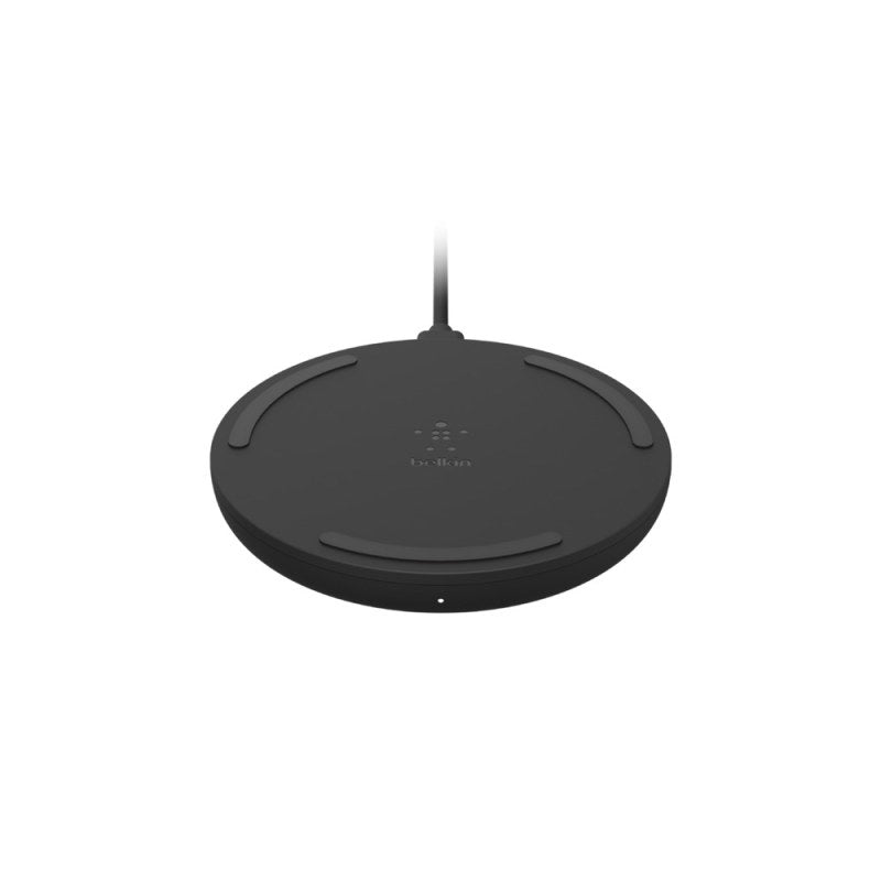 Tappetino di Ricarica Wireless da 10W con caricabatteria da parete Quick Charge 3.0 e Cavo BOOST↑CHARGE - Nero