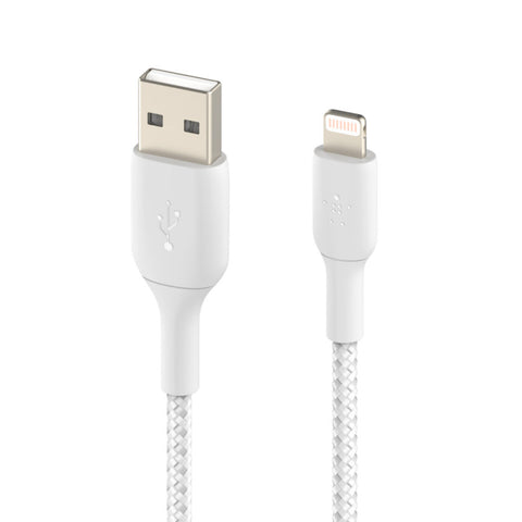 Cavo intrecciato Lightning/USB-A (1 mt.) Bianco