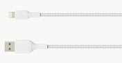Cavo Intrecciato Da Usb-A a Lightning 0.15m - Bianco