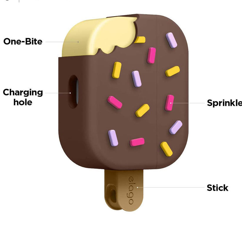 Cover per Airpods Pro Gelato - Marrone
