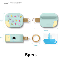 Custodia Elago Gelato per Airpods Pro - Menta