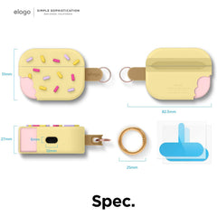 Custodia Elago Gelato per Airpods Pro - Giallo