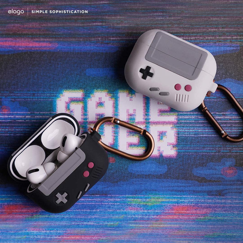Custodia Elago Game Boy per AirPods Pro - Grigio Chiaro