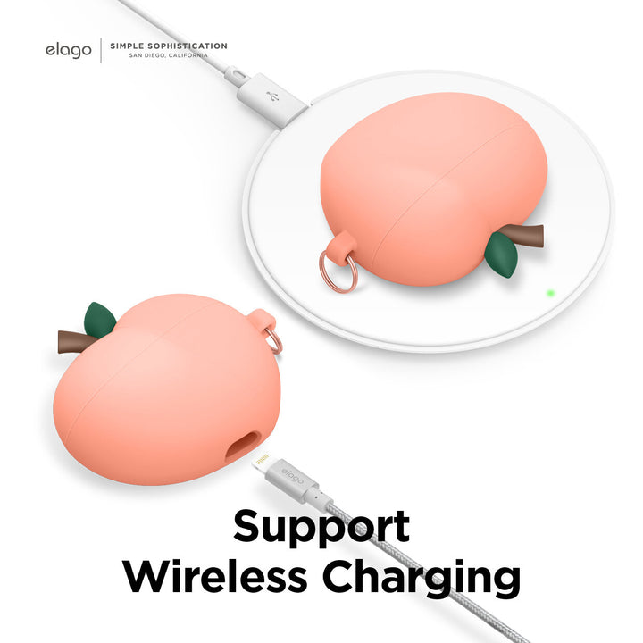 Cover Peach case per Airpods pro