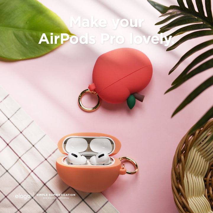 Cover Peach case per Airpods pro
