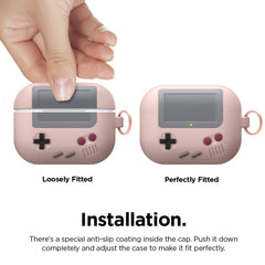 Custodia Elago per AirPods Pro Game Boy - Rosa