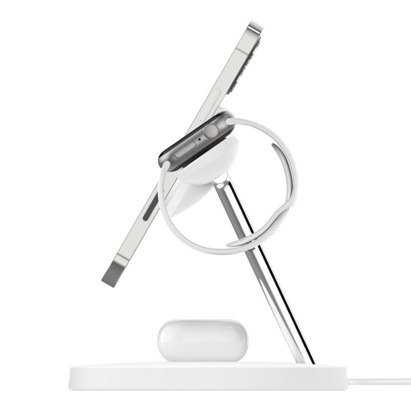 Supporto di Ricarica Wireless con Magsafe 3 In 1 - Bianco