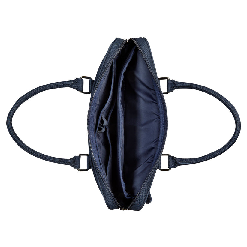 Borsa Stelvio Slim PURE Nylon riciclato - fino a 14" - Blu Notte