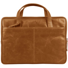Borsa in Pelle Silkeborg per Laptop fino a 13" - Cuoio