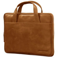 Borsa in Pelle Silkeborg per Laptop fino a 13" - Cuoio