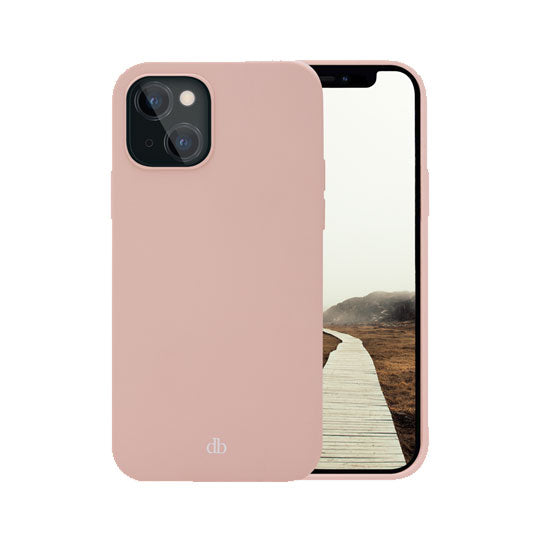 Custodia Monaco in Plastica Riciclata per iPhone 13 - Rosa Sabbia