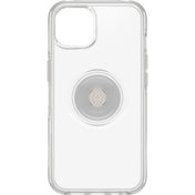 Custodia Serie Otter + Pop Symmetry con PopSockets PopGrip integrato per iPhone 13 - Trasparente