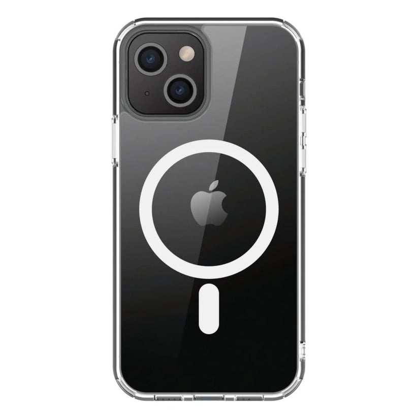 Custodia in TPU con magneti integrati ''LITE MAG'' per iPhone 13 - Trasparente
