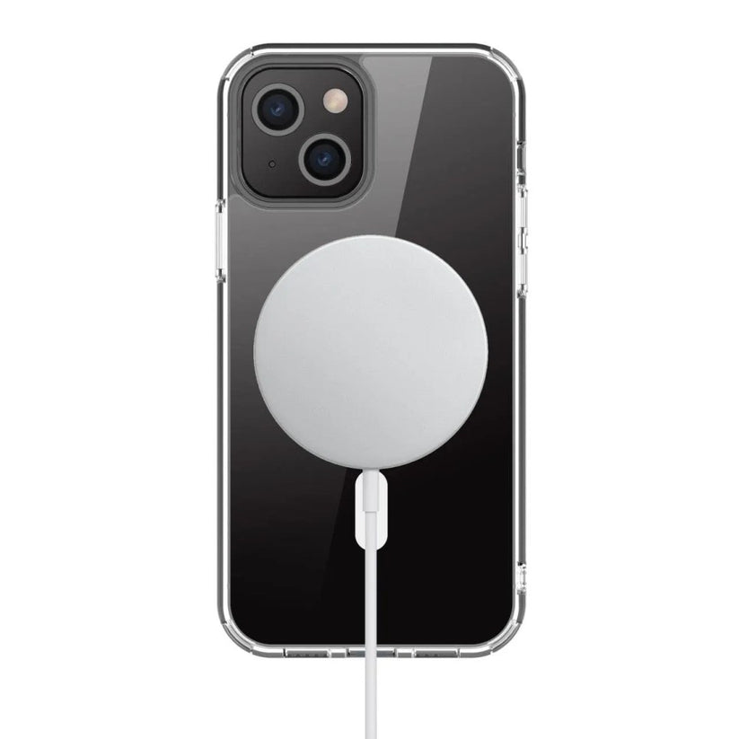 Custodia in TPU con magneti integrati ''LITE MAG'' per iPhone 13 - Trasparente