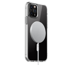 Custodia in TPU con magneti integrati ''LITE MAG'' per iPhone 13 Pro - Trasparente