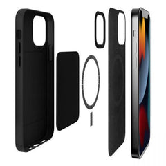 Custodia MagSafe similpelle iPhone 13 Pro - Nera