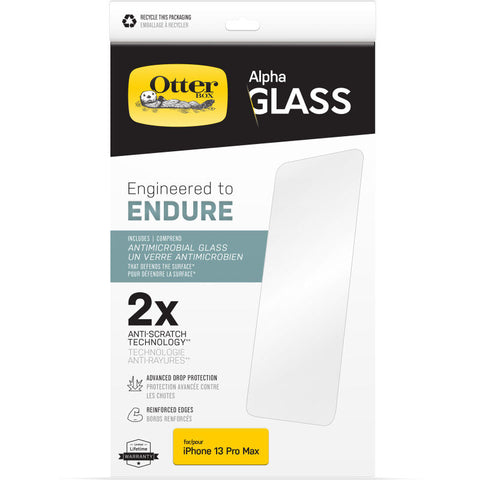 Pellicola in vetro OtterBox Alpha Glass per iPhone 13 Pro Max