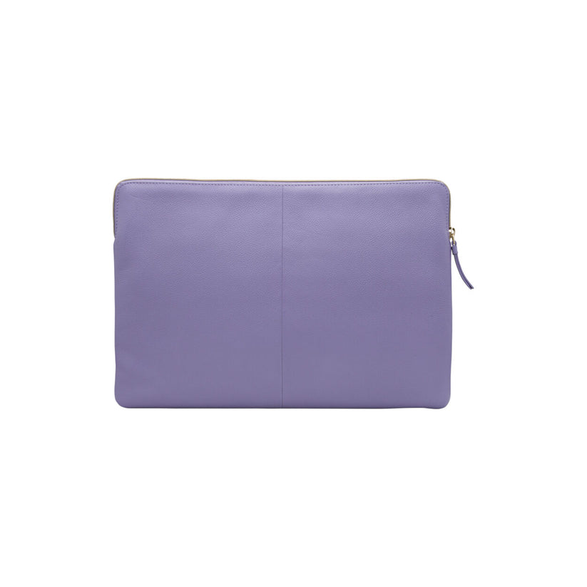 Custodia Borsa a Tasca Paris in Pelle per MacBook Pro ed Air 13" - Viola