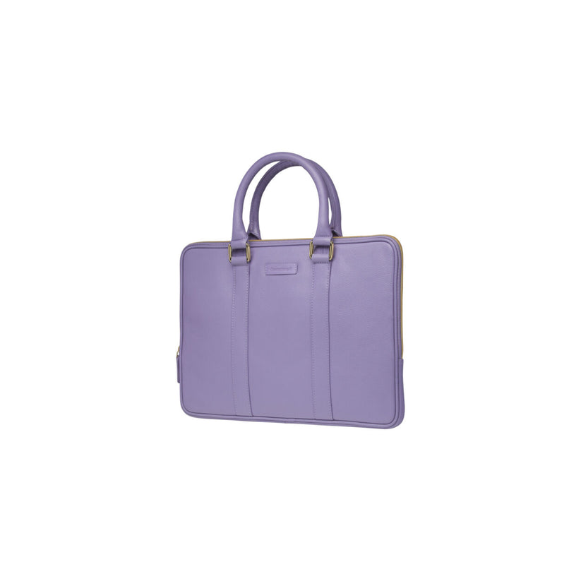 Borsa in Pelle per Macbook Pro ed Air 13" - Modello Roma - Viola