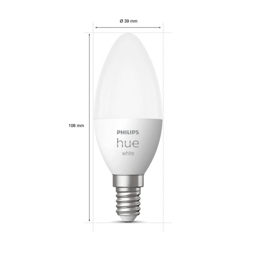 Lampadina E14 Hue Bianca - Conf. 2 Lampadine