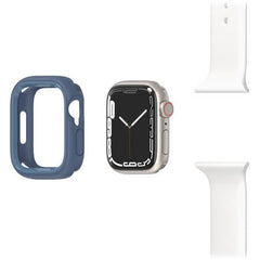 Custodia Exo Edge per Apple Watch Serie 7 - 45mm - Blu