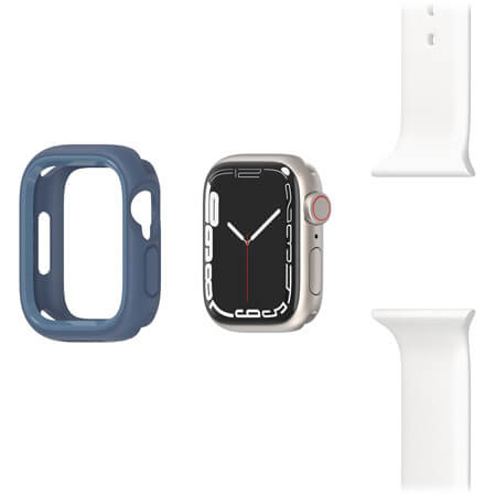 Custodia Exo Edge per Apple Watch Serie 7 - 45mm - Blu