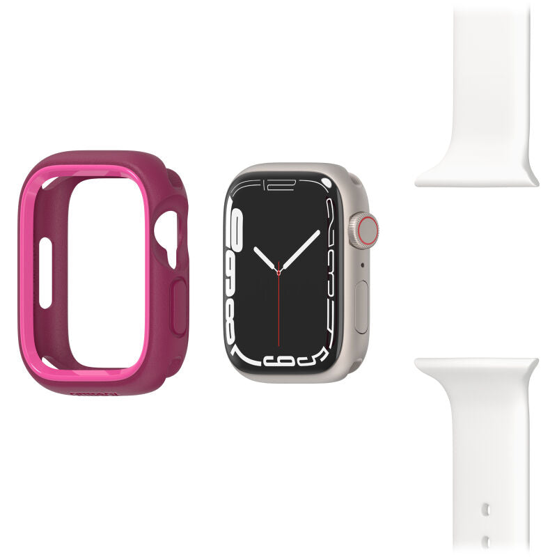 Bumper OtterBox Exo Edge rosa per Apple Watch Series 9/8/7 45mm