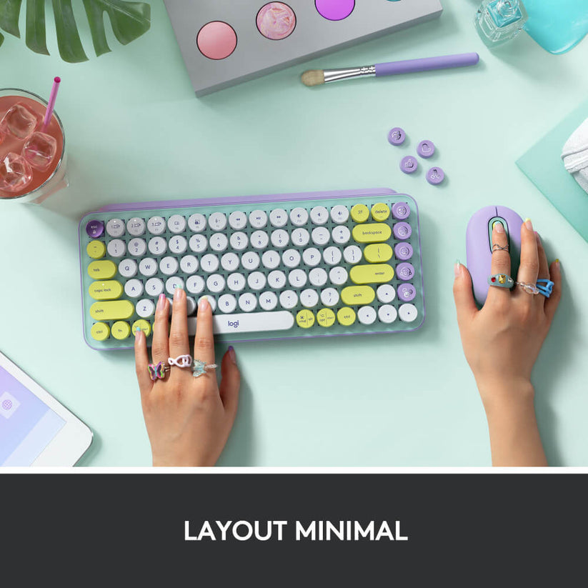 Tastiera Meccanica Wireless Pop Keys con tasti emoji personalizzabili - Daydream