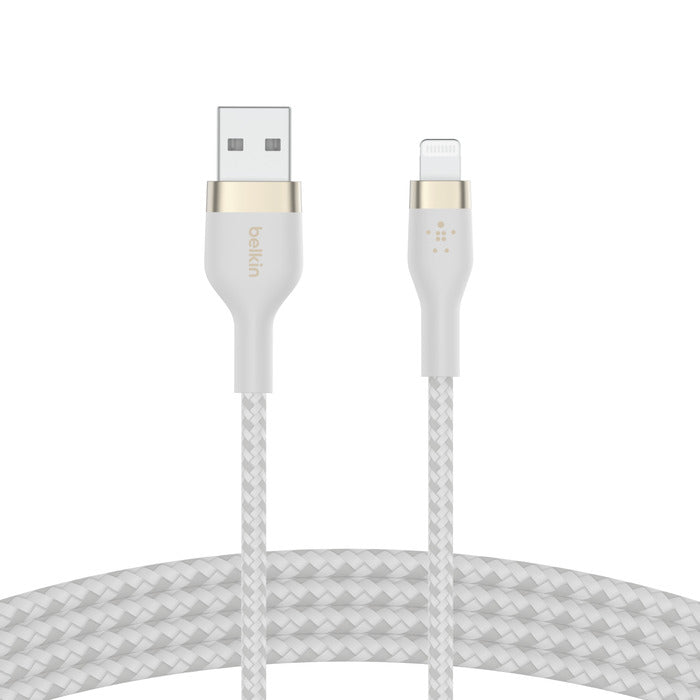 Cavo Intrecciato Silicone Da Usb-A A Lightning 1m - Bianco
