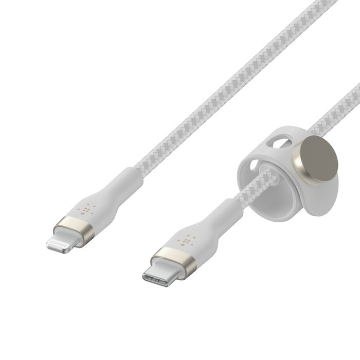 Cavo Intrecciato da Usb-C a Lightning - 1 metro - Bianco