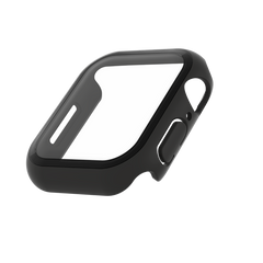 Proteggi schermo antimicrobico + bumper TemperedCurve 2 in 1 per Apple Watch Serie 8/7/Se - 40/41mm - Nero