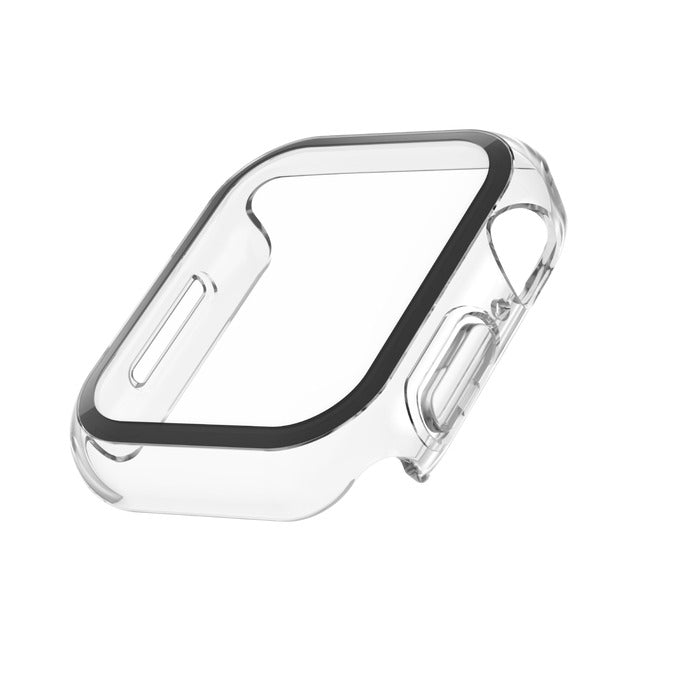 Proteggi schermo antimicrobico + bumper TemperedCurve 2 in 1 per Apple Watch Series 9/8/7/6/5/4/SE 40/41mm