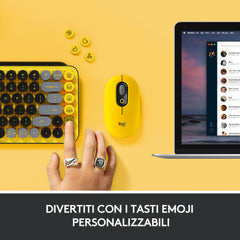 Tastiera Meccanica Wireless Pop Keys con tasti emoji personalizzabili - Blast