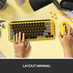 Tastiera Meccanica Wireless Pop Keys con tasti emoji personalizzabili - Blast
